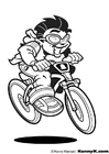 paginas-para-colorir ciclista