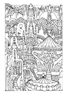 paginas-para-colorir cidade de contos de fadas 