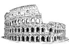 P�ginas para colorir Coliseu 