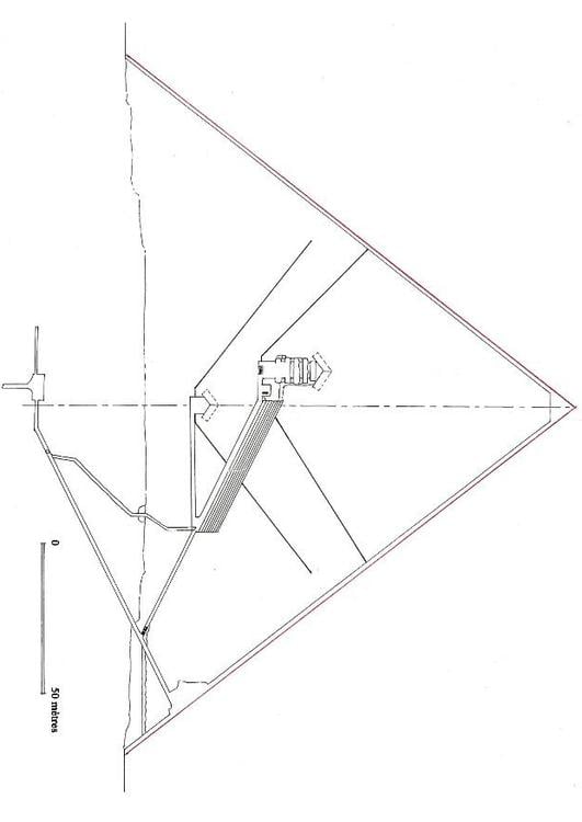 corte da pirÃ¢mide Cheops em Giza