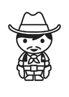 paginas-para-colorir cowboy