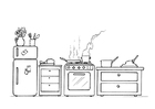 paginas-para-colorir cozinha