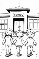 Crianças na escola