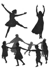 paginas-para-colorir dança