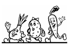desfile de verduras 