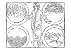 paginas-para-colorir Deus e os 4 elementos 