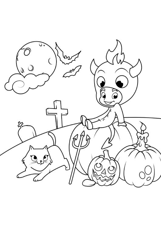 FREE! - Desenhos de Halloween para Imprimir – Dia das Bruxas