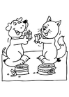 paginas-para-colorir dia internacional dos animais