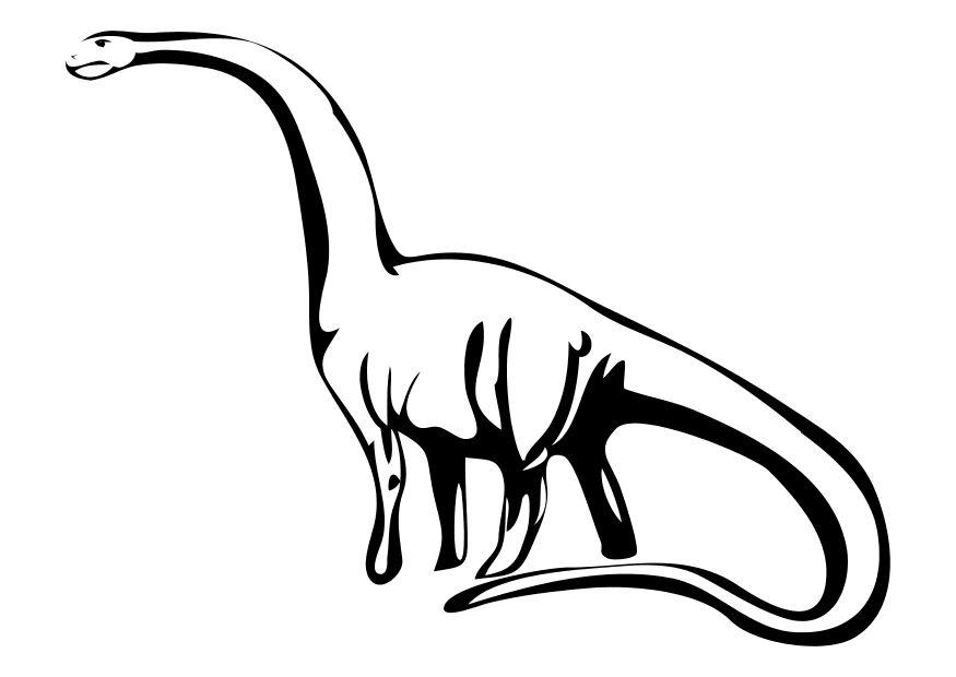 Desenho de Dinossauro para Colorir - Artesanato Passo a Passo!