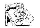 paginas-para-colorir direito aos cuidados e ao amor