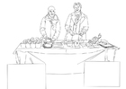 paginas-para-colorir distribuição de alimentos