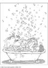 paginas-para-colorir diversão no banho 