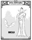 P�ginas para colorir Drácula