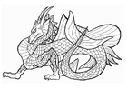paginas-para-colorir dragão marinho