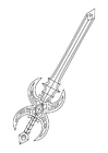 paginas-para-colorir espada