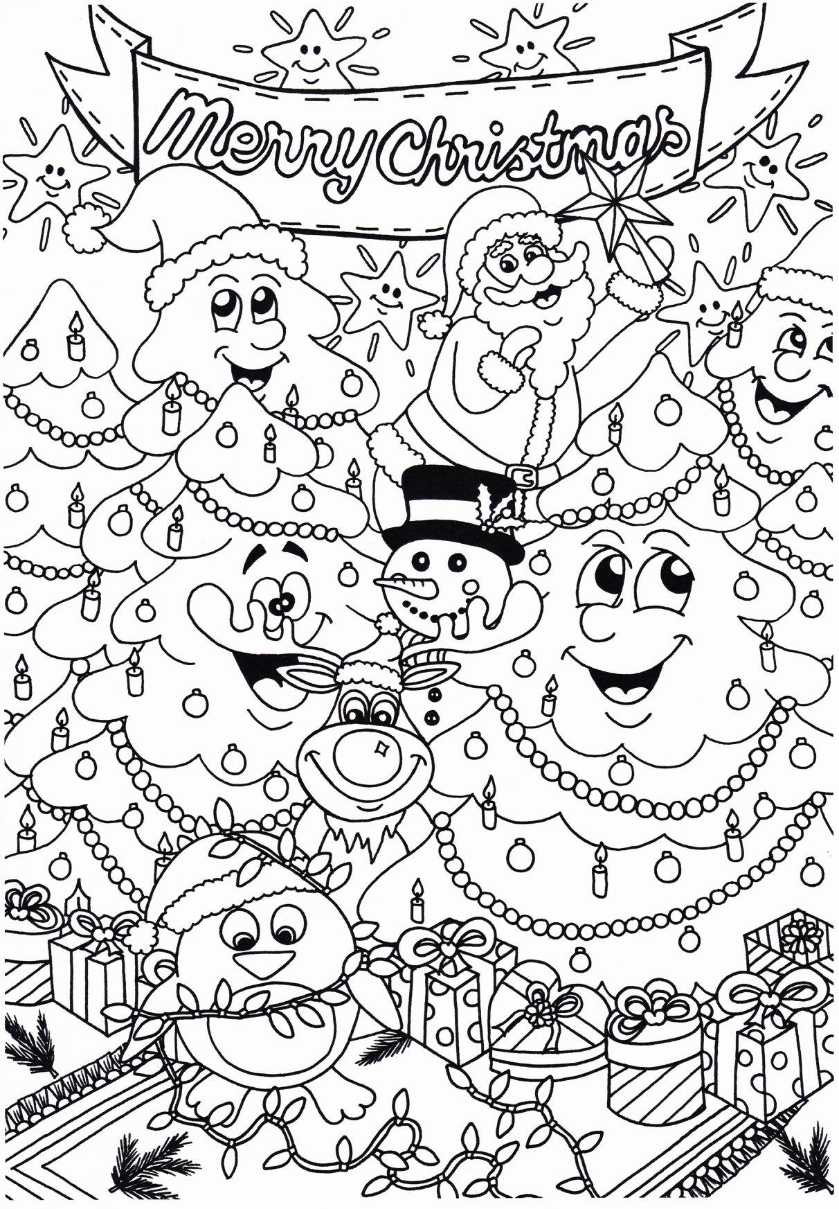 Desenho de Feliz Natal para Colorir - Colorir.com