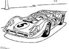 P�ginas para colorir Ferrari P-4