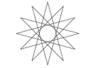 paginas-para-colorir figura geométrica - estrela