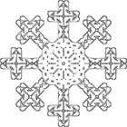 paginas-para-colorir floco de neve