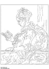 Página para colorir Fragonard