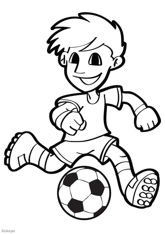 Desenhos de Futebol para colorir Jogo