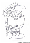 paginas-para-colorir gnomo