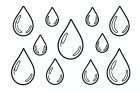 gotas de água