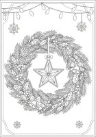 Guirlanda de Natal com estrela