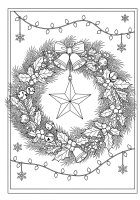 Guirlanda de Natal com estrela
