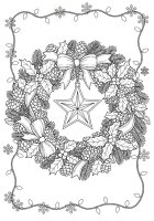 Guirlanda de Natal com luzes