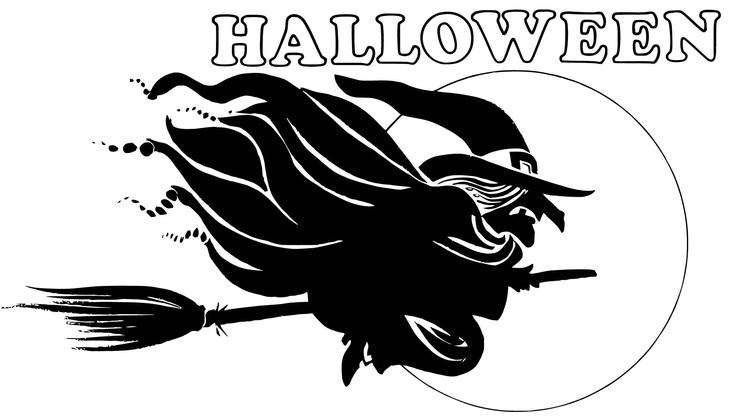 Página para colorir halloween