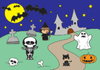 P�ginas para colorir Halloween