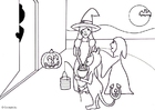 P�ginas para colorir Halloween