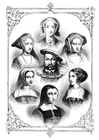 Henrique VIII e suas 6 esposas 