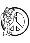 paginas-para-colorir hippie