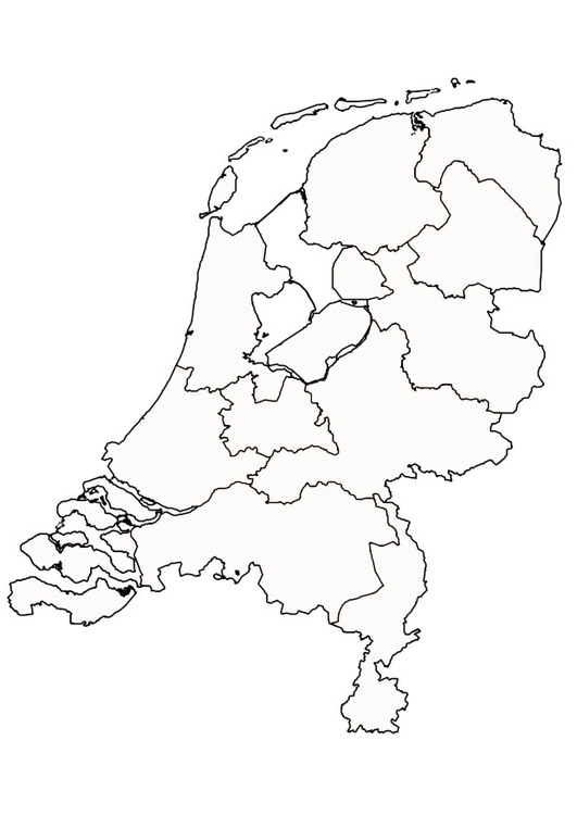 Página para colorir Holanda
