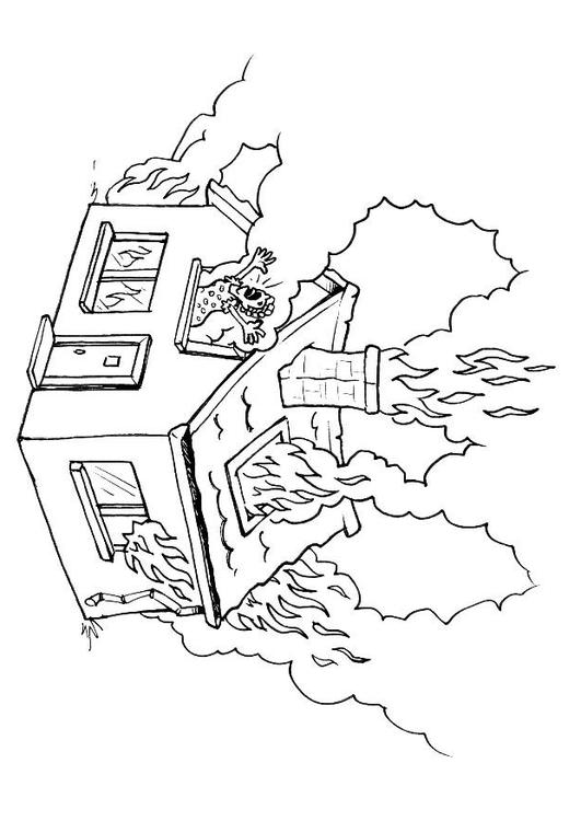 incÃªndio em uma casa