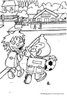 paginas-para-colorir indo para a escola