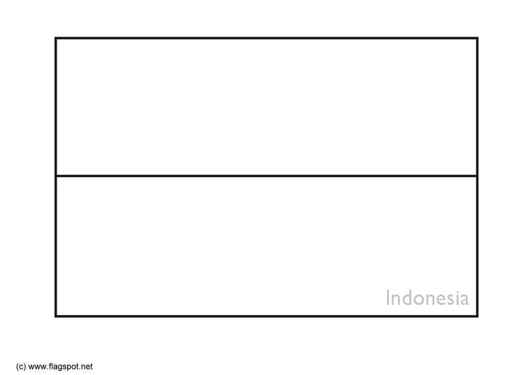 Página para colorir IndonÃ©sia