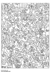 paginas-para-colorir Jean Dubuffet