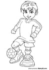 P�ginas para colorir jogador de futebol 