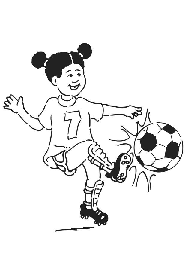 Desenhos de Futebol para colorir - Páginas para impressão grátis