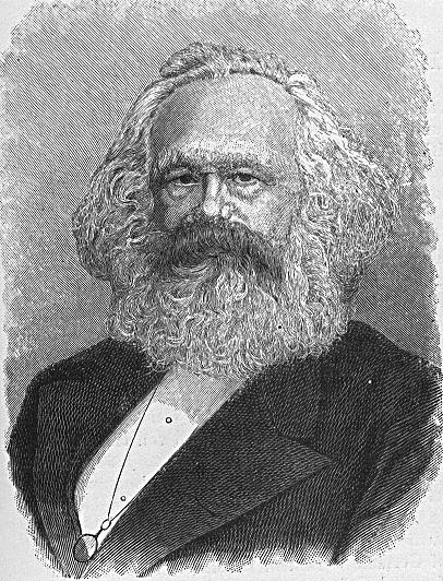 Página para colorir Karl Marx