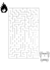 paginas-para-colorir labirinto - bombeiros