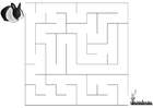 paginas-para-colorir labirinto coelho