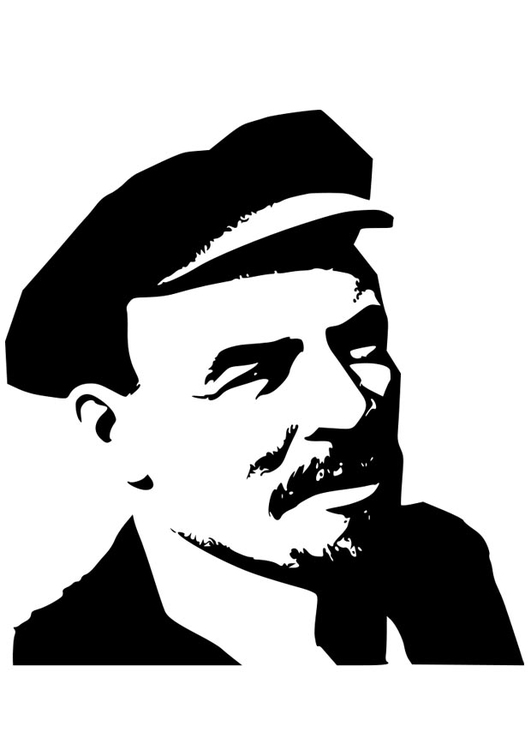 Página para colorir Lenin