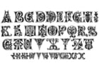 P�ginas para colorir letras e números do século XI