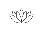 Página para colorir lotus