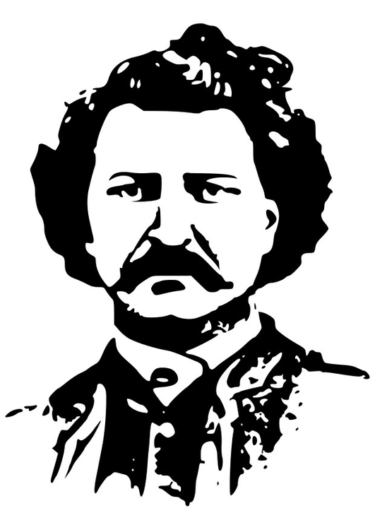 Página para colorir Louis David Riel