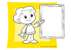 paginas-para-colorir lousa / quadro-negro